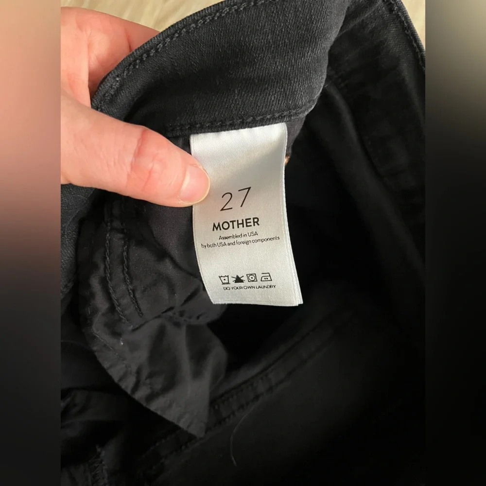 MOTHER Women’s The Stunner Zip Ankle Step Fray in Not Guilty - Size 27 - Picture 6 of 13